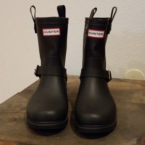 Women's Hunter Shoreditch Moto Boot Size 9